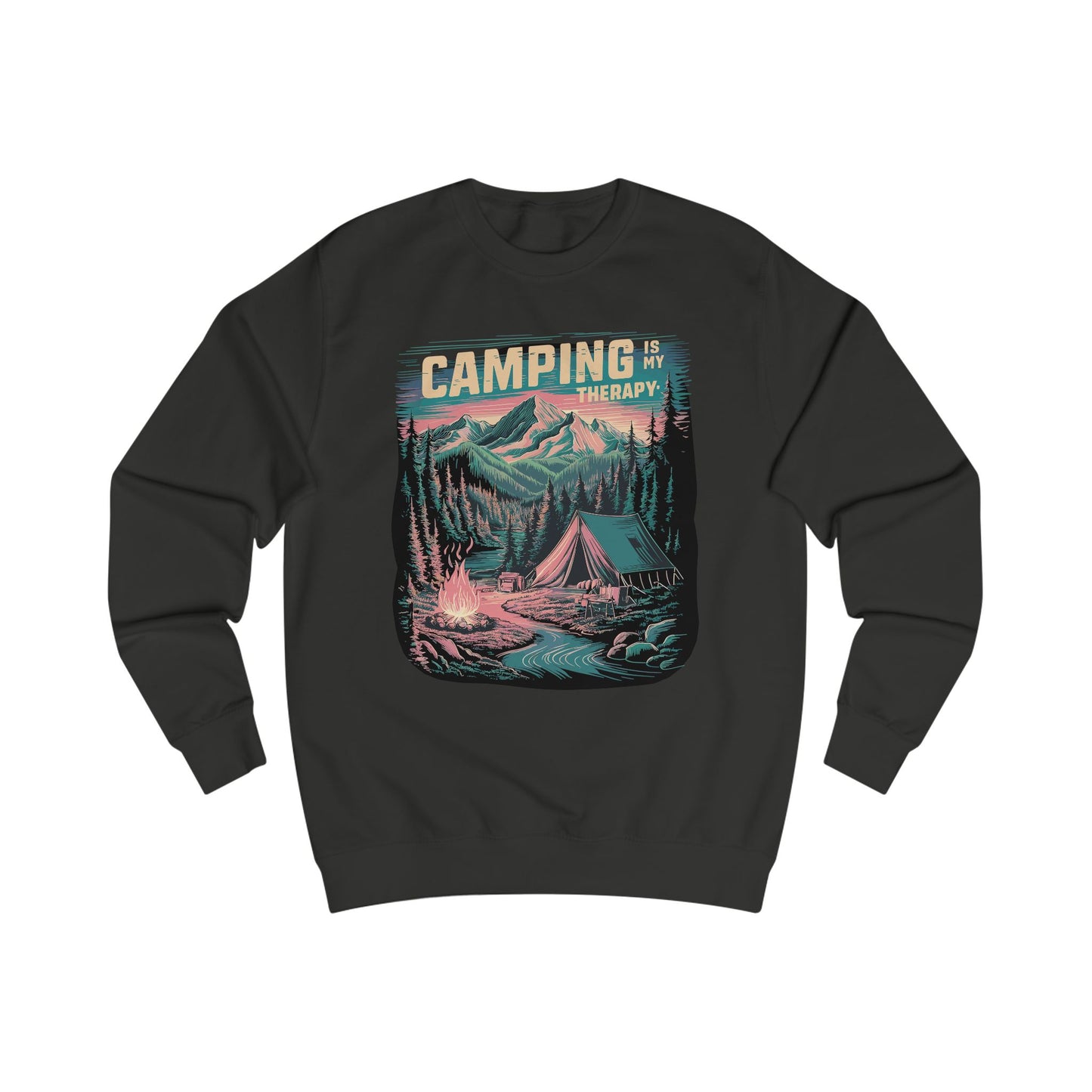 Camping is my therapy Unisex Sweatshirt - StyleMZ