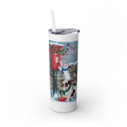 Vaso Skinny Tumbler con pajita, 20 oz, de At the Postbox - StyleMZ 