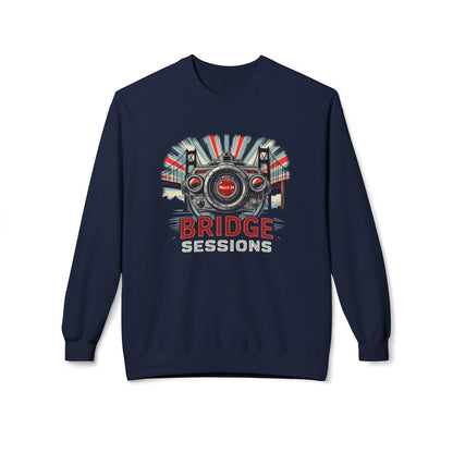 Bridge Sessions Unisex Midweight Softstyle Fleece Crewneck Sweatshirt - StyleMZ - Stylemz