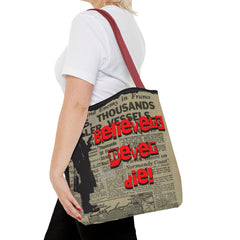 Korea -  Believers never die Tote Bag (AOP)  - StyleMZ