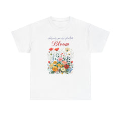 Korea -  Bloom Unisex Heavy Cotton Tee  - StyleMZ