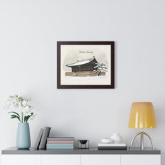 Korea -  Winter Serenity Framed Horizontal Poster  - StyleMZ