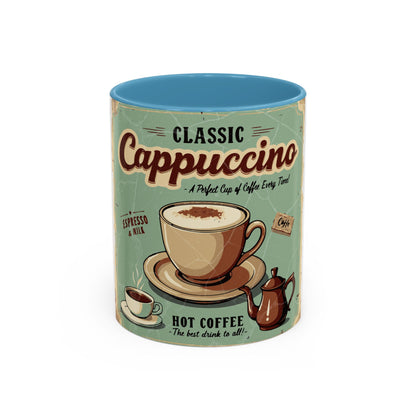 Classic Cappuccino Accent Coffee Mug (11, 15oz) - StyleMZ