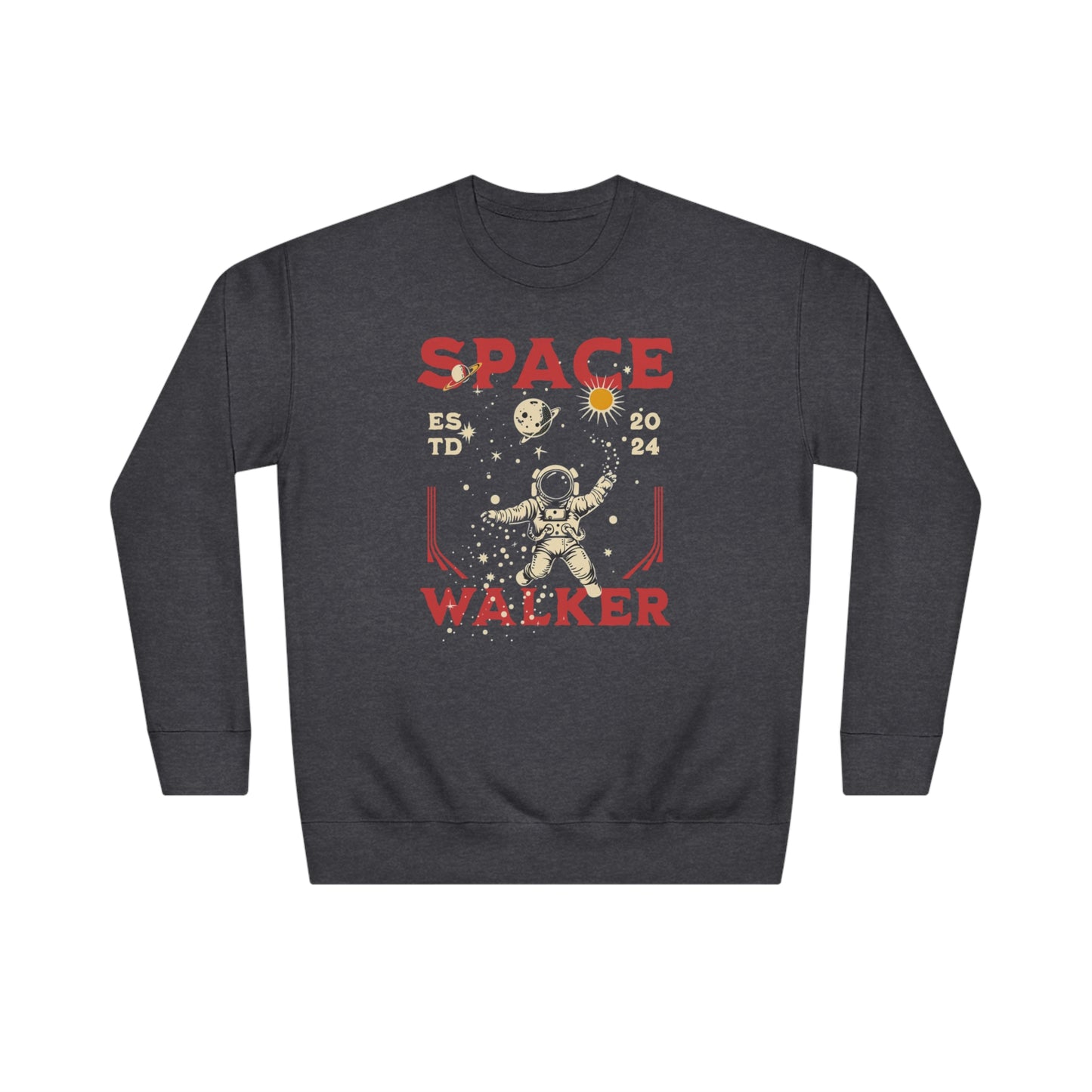 Korea -  Space Walker Unisex Crew Sweatshirt  - StyleMZ