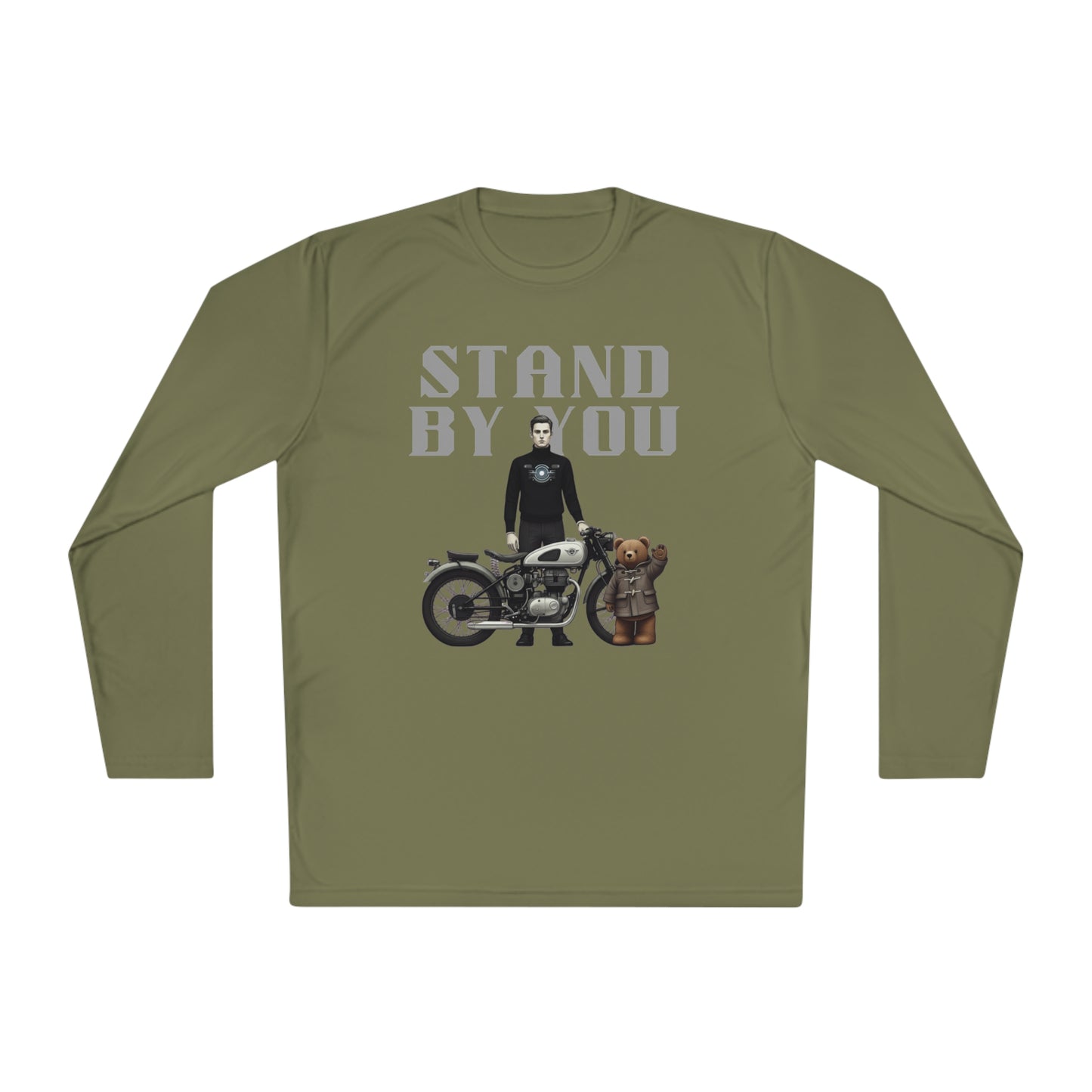 Korea -  Stand by you Unisex Lightweight Long Sleeve Tee  - StyleMZ