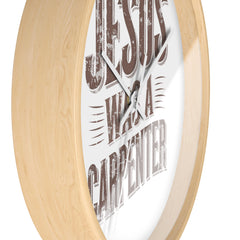 Jesus was a carpenter Wall Clock  - Korea  - StyleMZ