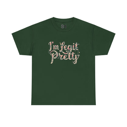 I'm legit pretty Unisex Heavy Cotton Tee - StyleMZ