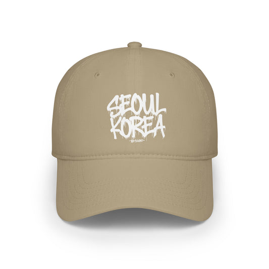 Korea -  Seoul Korea Low Profile Baseball Cap  - StyleMZ