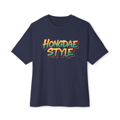 Korea -  Hongdae style Unisex Oversized Boxy Tee  - StyleMZ