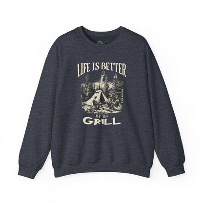 Life is better Unisex Heavy Blend™ Crewneck Sweatshirt - StyleMZ