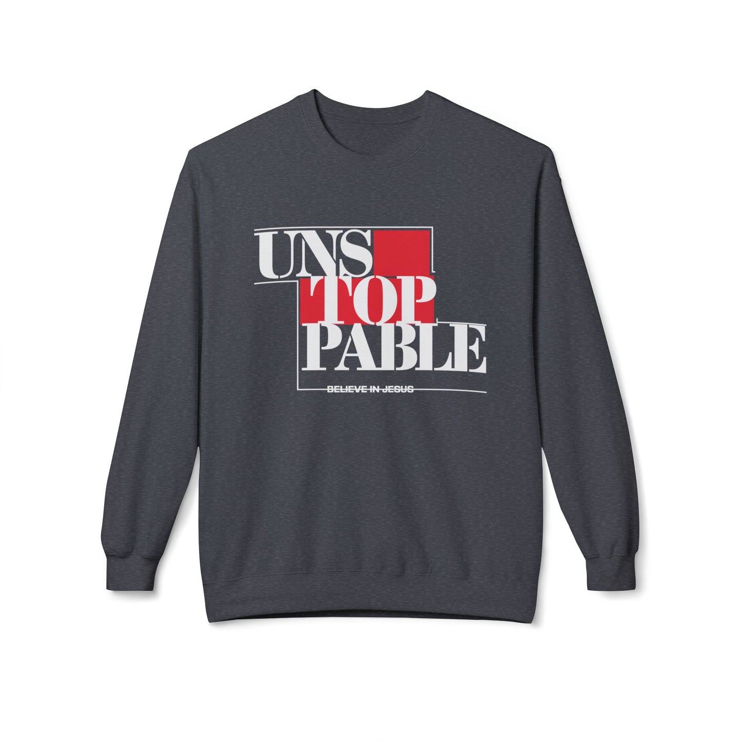 Unstoppable Unisex Midweight Softstyle Fleece Crewneck Sweatshirt - StyleMZ