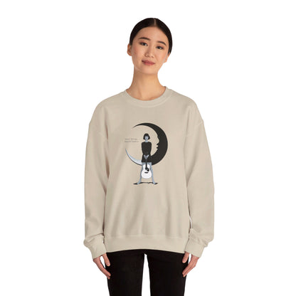 Korea -  Silent Strings, Moonlit Dreams Unisex Heavy Blend™ Crewneck Sweatshirt  - StyleMZ