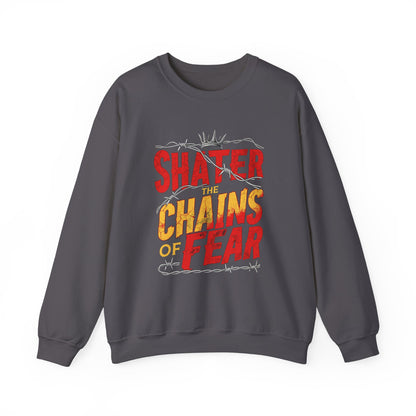 Shater chains of fear Unisex Heavy Blend™ Crewneck Sweatshirt - StyleMZ