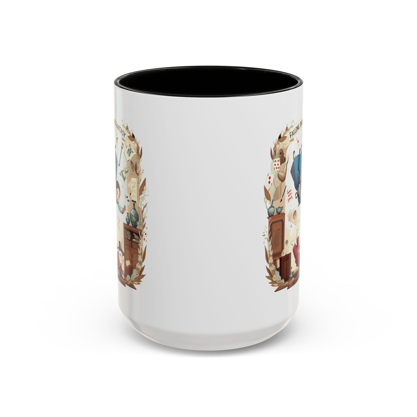 Falling into fantasy Accent Coffee Mug (11, 15oz) - StyleMZ