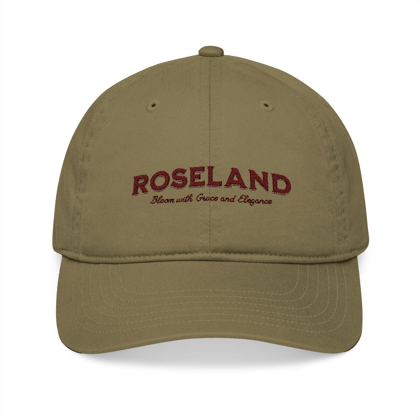 Embroidered Organic Baseball Cap - 'Roseland' Style & Comfort