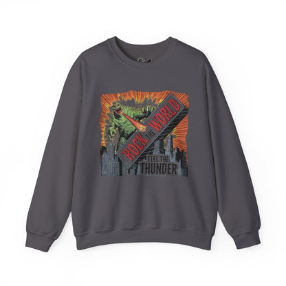 Rock the world Unisex Heavy Blend™ Crewneck Sweatshirt - StyleMZ