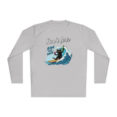 Korea -  Don't fear, ride the wave Unisex Lightweight Long Sleeve Tee  - StyleMZ