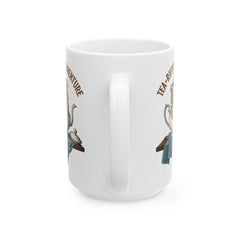 Korea -  Tea-riffic adventure Ceramic Mug, (11oz, 15oz)  - StyleMZ