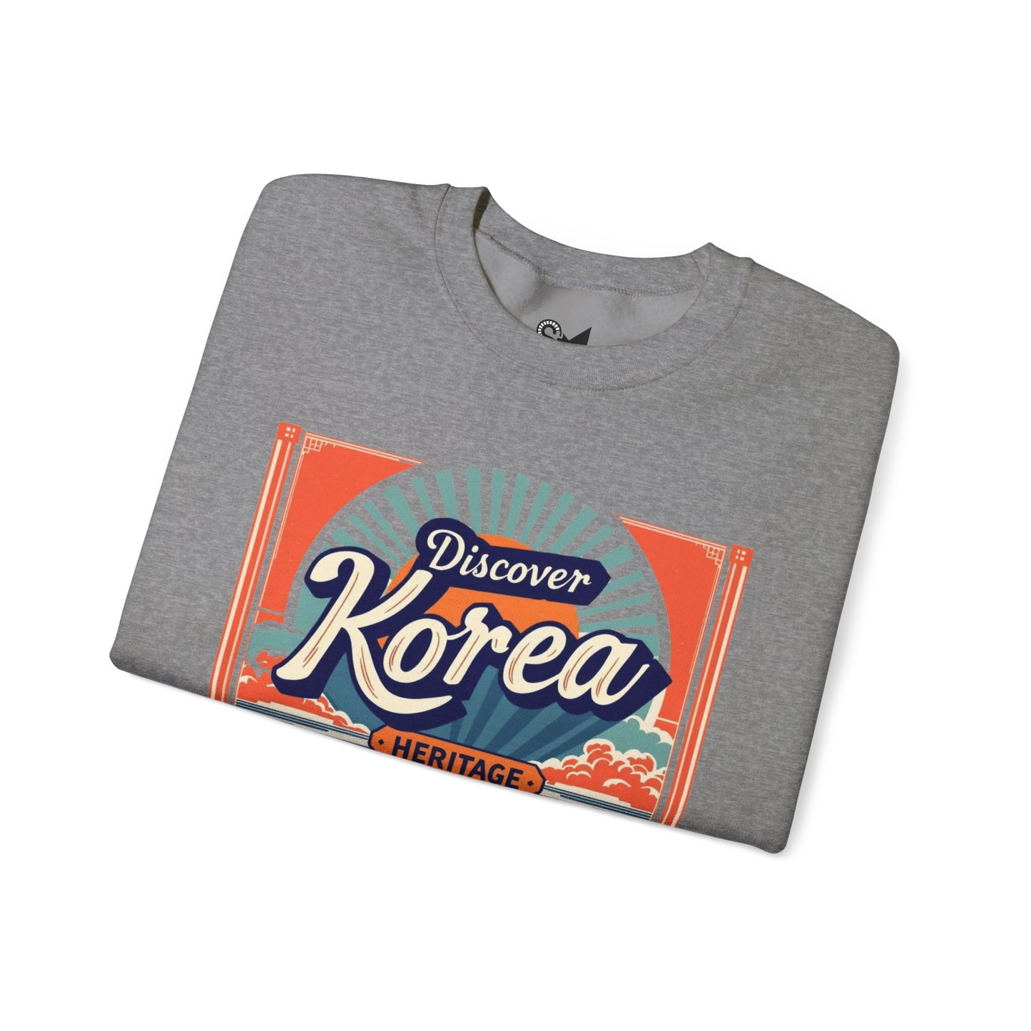 Discover Korea heritage Unisex Heavy Blend™ Crewneck Sweatshirt - StyleMZ - Stylemz