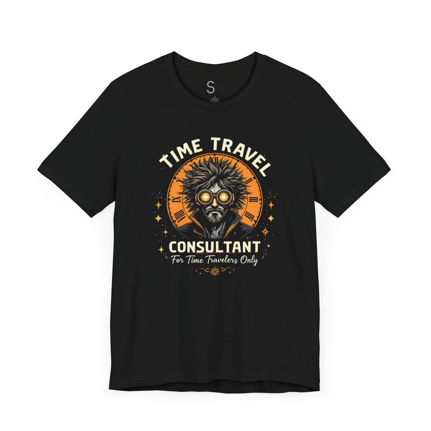 TIME TRAVEL CONSULTANT Unisex Jersey Short Sleeve Tee