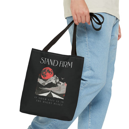 Stand firm Tote Bag (AOP) - StyleMZ - Stylemz