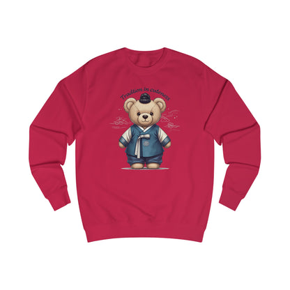 Tradition meets cuteness Unisex Sweatshirt  - StyleMZ