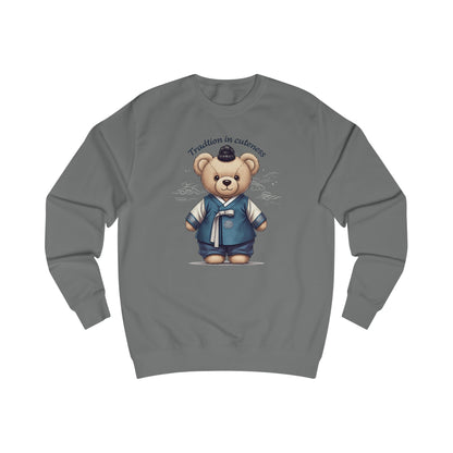 Tradition meets cuteness Unisex Sweatshirt  - StyleMZ