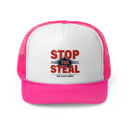 STOP THE STEAL, GOD SAVES KOREA Trucker Caps