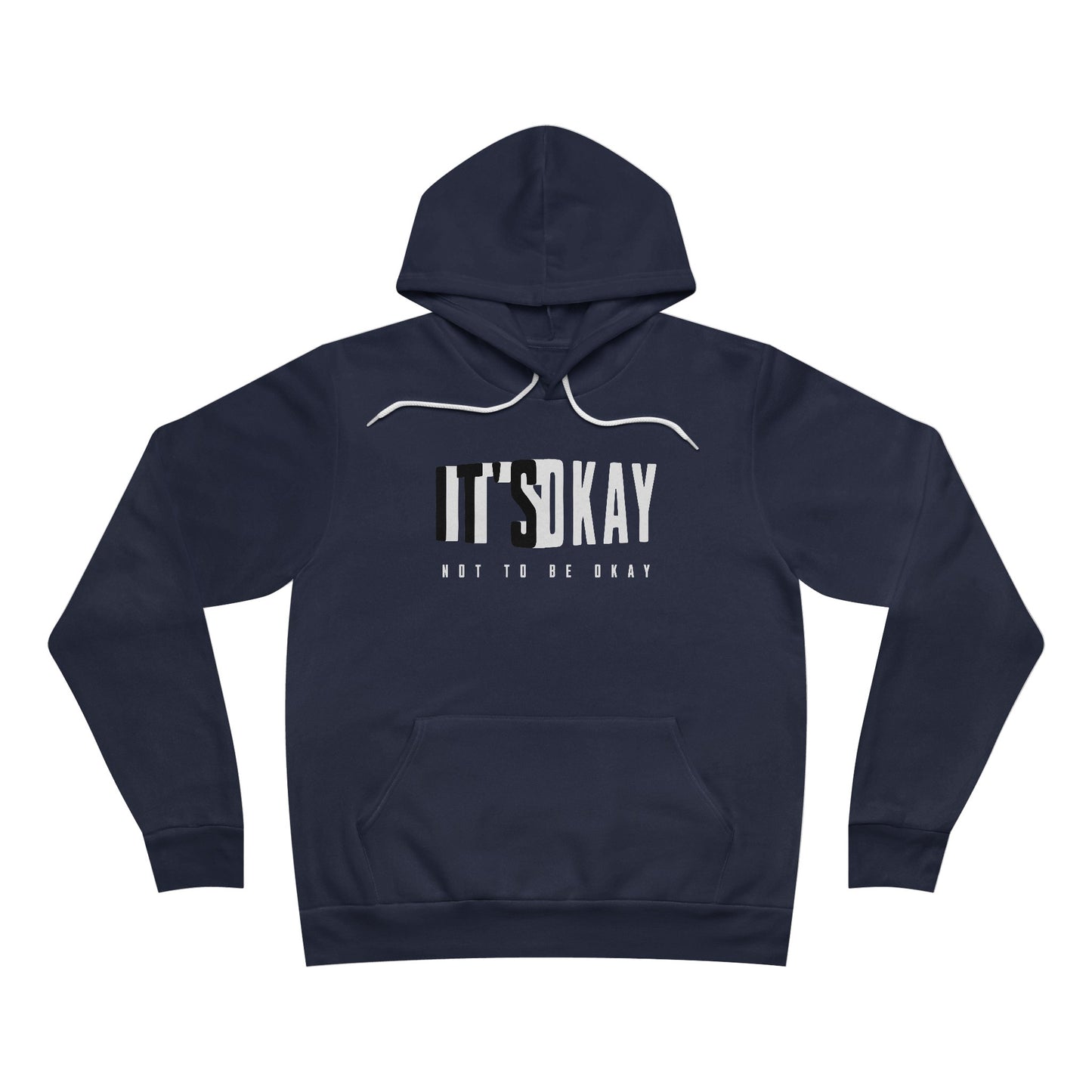 Korea - It's okay Unisex Sponge Fleece Pullover Hoodie - StyleMZ - Stylemz