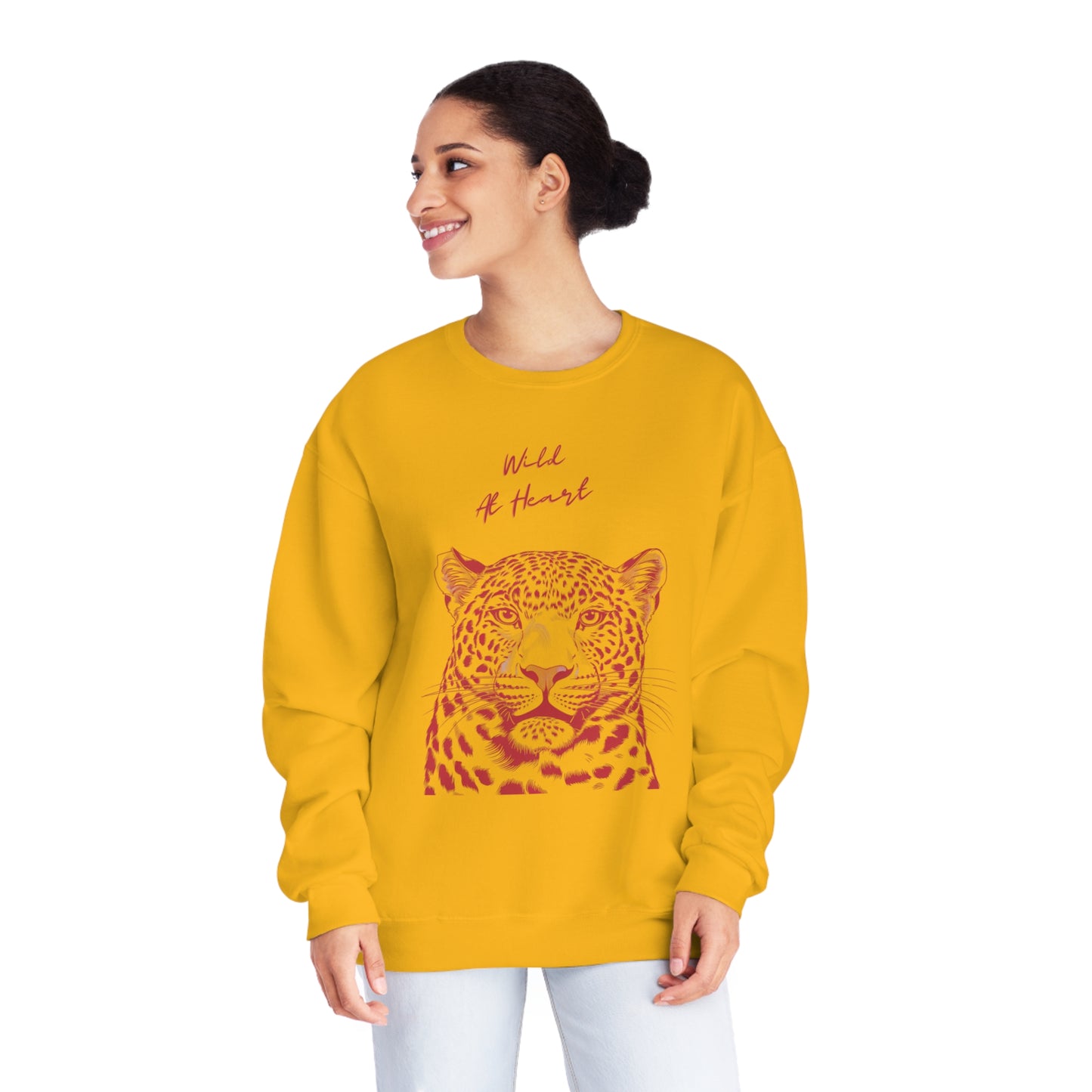 Korea -  Wild at heart Unisex NuBlend® Crewneck Sweatshirt  - StyleMZ