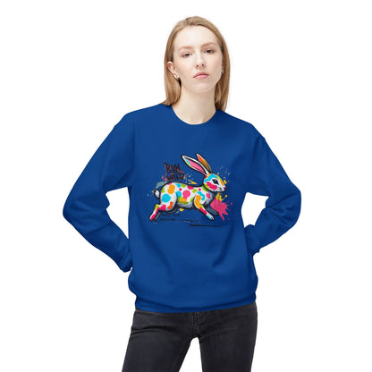 Korea -  Run wild Unisex Midweight Softstyle Fleece Crewneck Sweatshirt  - StyleMZ