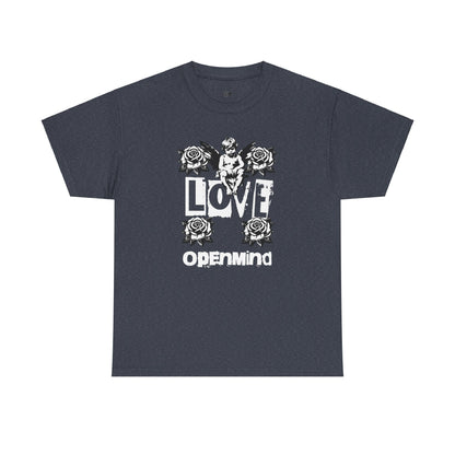 Love open mind Unisex Heavy Cotton Tee