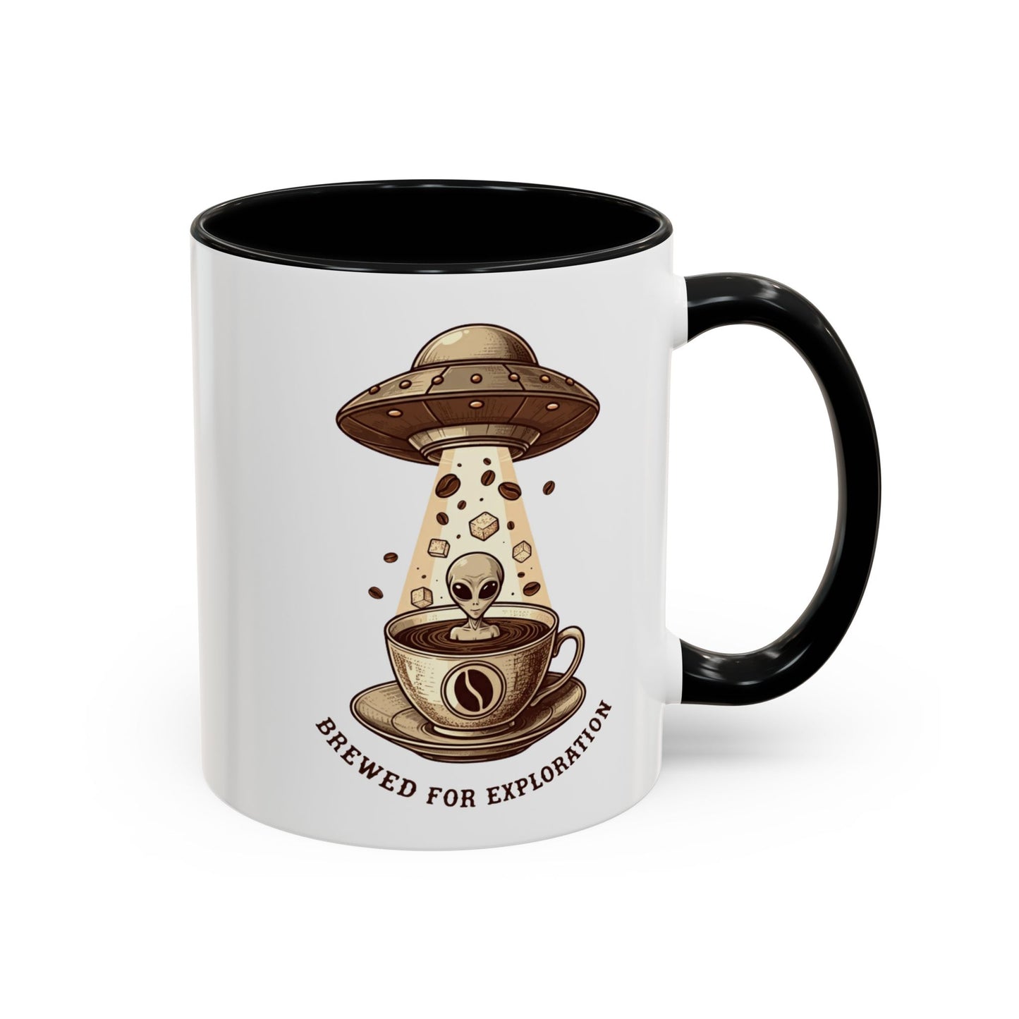 Brewed for exploration Accent Coffee Mug (11, 15oz) - StyleMZ - Stylemz