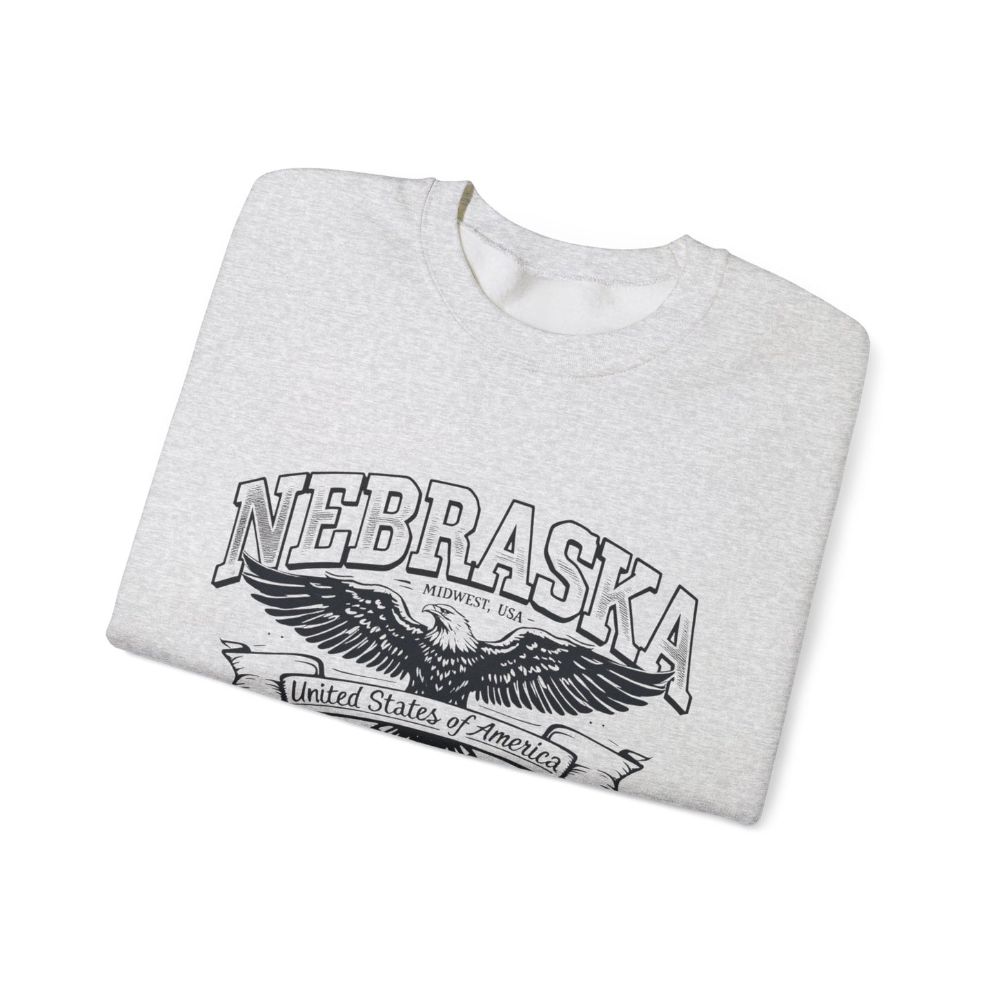 Nebraska Unisex Heavy Blend™ Crewneck Sweatshirt - StyleMZ - Stylemz