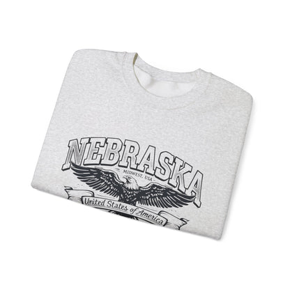 Nebraska Unisex Heavy Blend™ Crewneck Sweatshirt - StyleMZ