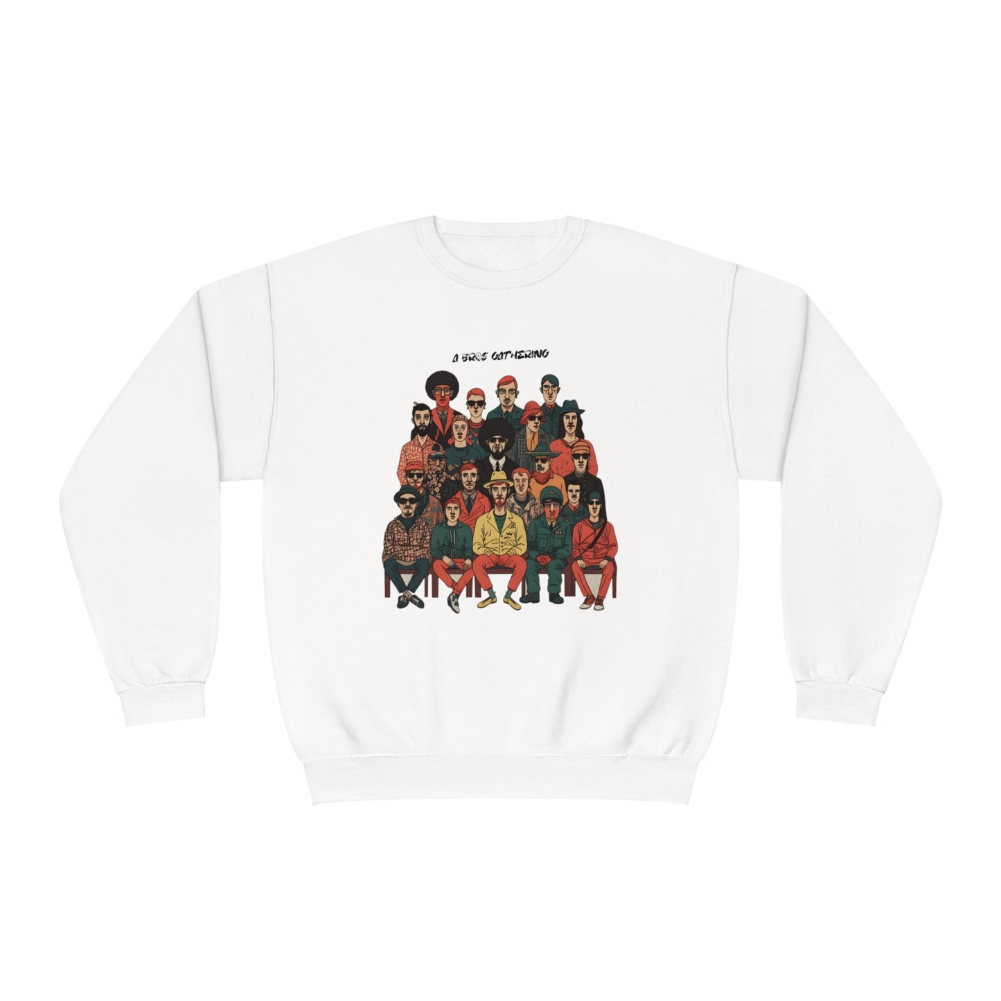 A bros gathering Unisex NuBlend® Crewneck Sweatshirt  - StyleMZ