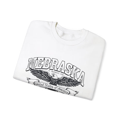 Nebraska Unisex Heavy Blend™ Crewneck Sweatshirt - StyleMZ