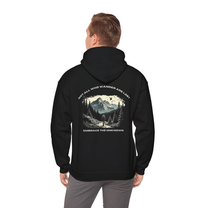 Not All Who Wander Are Lost Unisex Heavy Blend™ Hooded Sweatshirt - StyleMZ