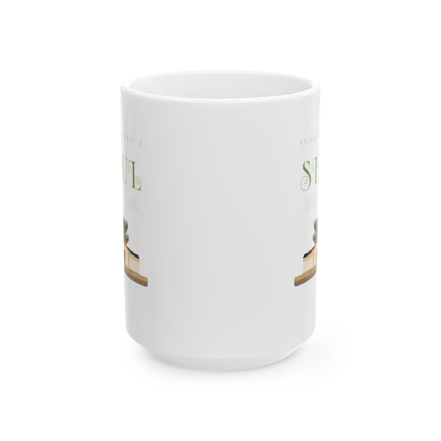 Seoul Ceramic Mug, (11oz, 15oz) - StyleMZ