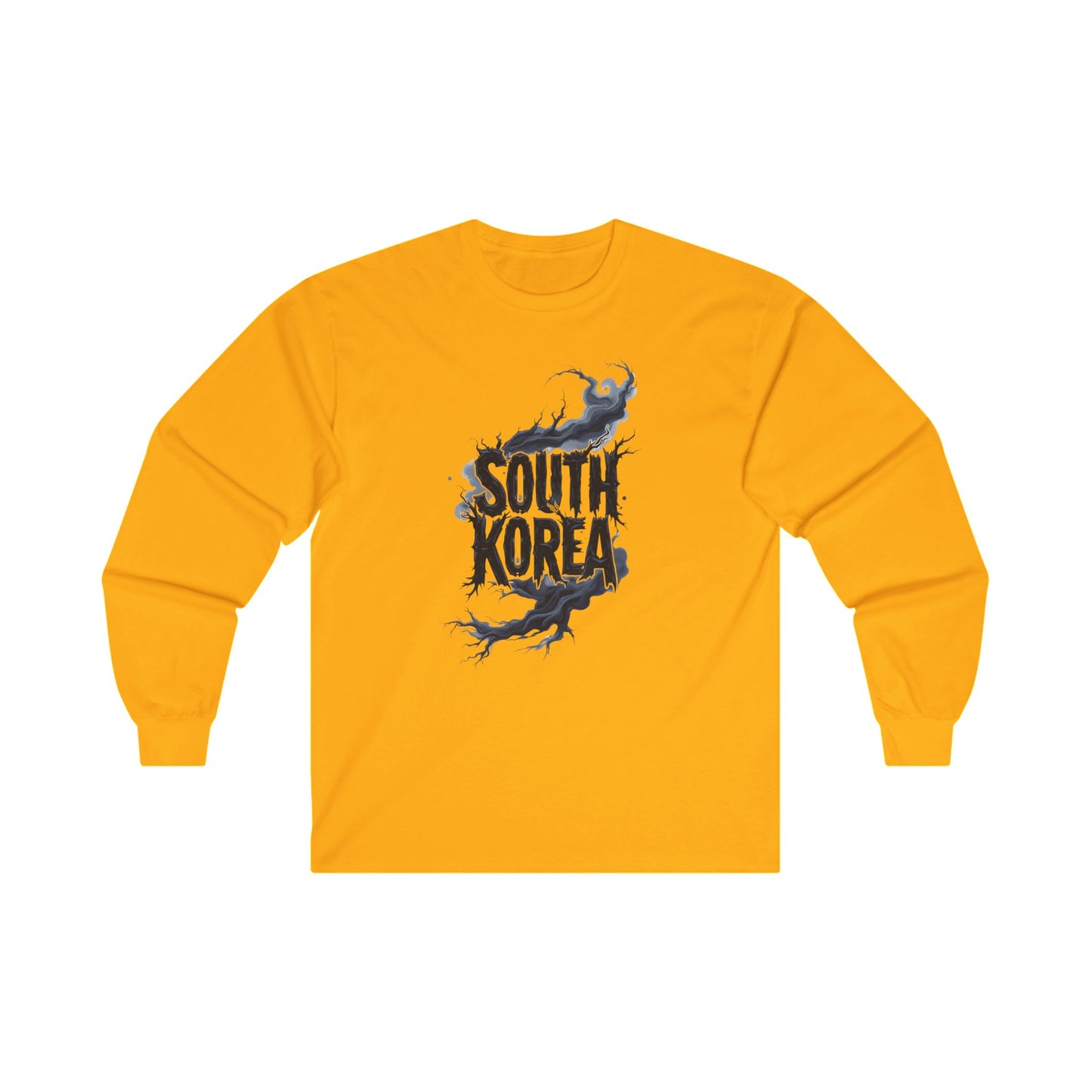 South Korea Unisex Ultra Cotton Long Sleeve Tee - StyleMZ