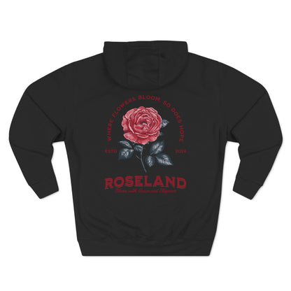 Roseland Three-Panel Fleece Hoodie - StyleMZ - Stylemz