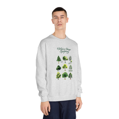 Nature's unique symphony Unisex DryBlend® Crewneck Sweatshirt - StyleMZ - Stylemz