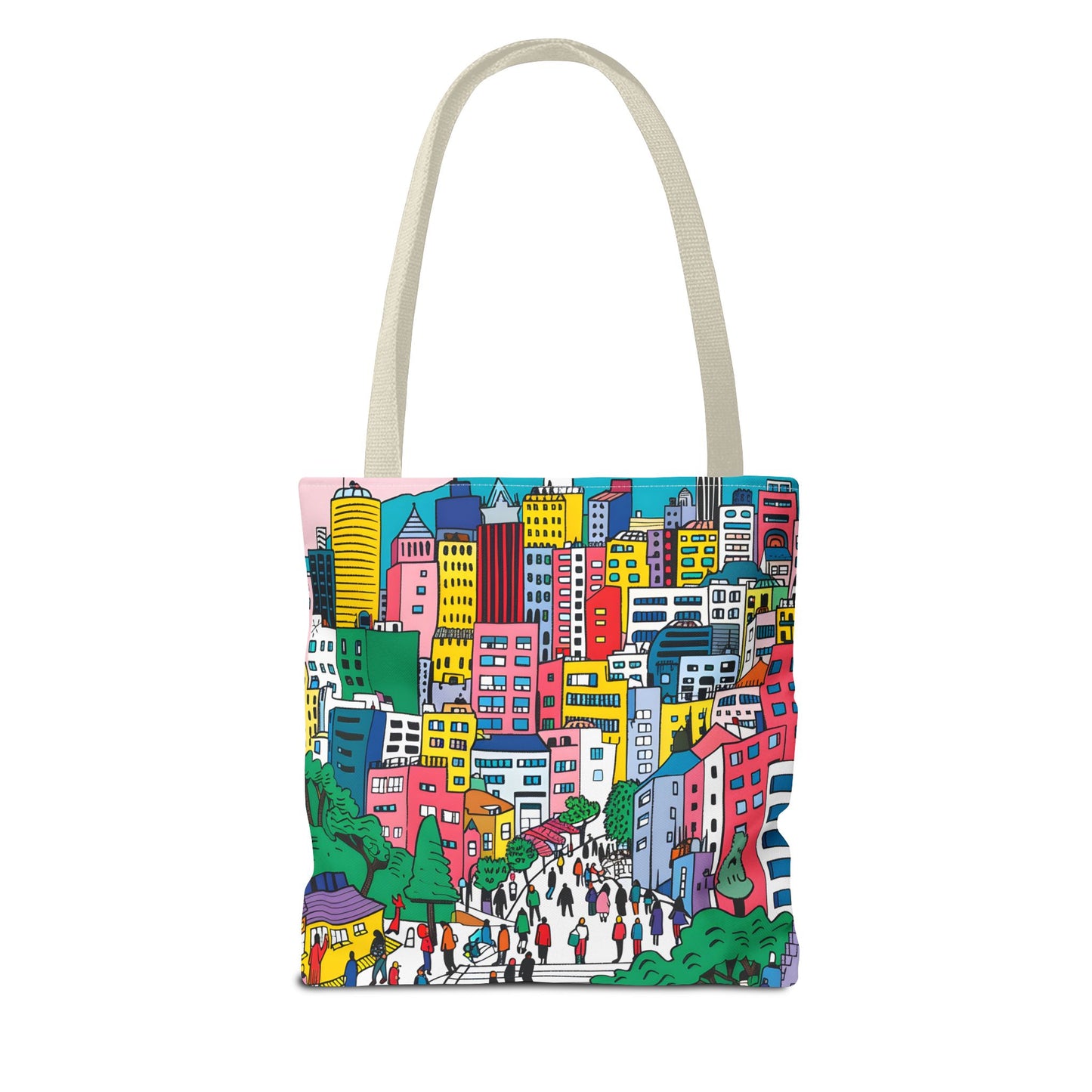 Seoul's hill neighborhoods Tote Bag (AOP) - StyleMZ