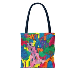 Korea -  The hillside village in Korea Tote Bag (AOP)  - StyleMZ