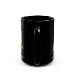 Korea -  Tea Cafe Black Mug (11oz, 15oz)  - StyleMZ