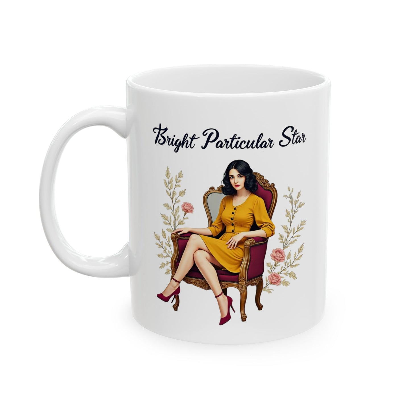 Bright Particular Star Ceramic Mug, (11oz, 15oz) - StyleMZ - Stylemz