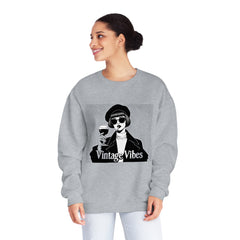 StyleMZ -  Vintage vibes Unisex NuBlend® Crewneck Sweatshirt  - StyleMZ