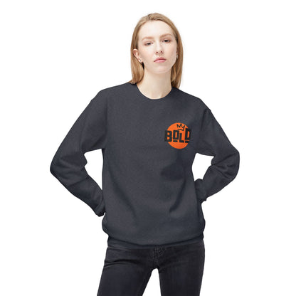 Big Bold Unisex Midweight Softstyle Fleece Crewneck Sweatshirt - StyleMZ