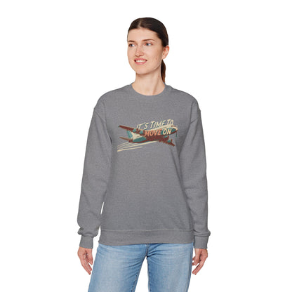 It's time to move on Unisex Heavy Blend™ Crewneck Sweatshirt - StyleMZ