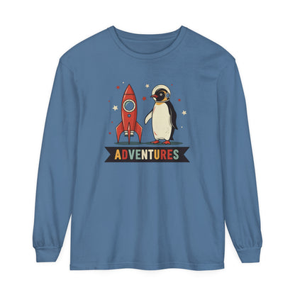 Adventures Unisex Garment-dyed Long Sleeve T-Shirt - StyleMZ